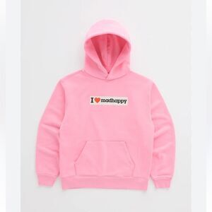 I Heart MH Fleece Hoodie Mad Happy Color: Sachet size Large
